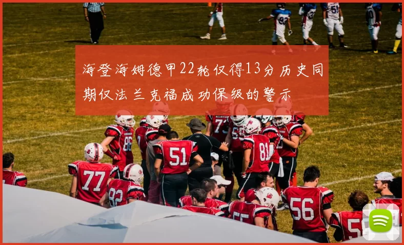 海登海姆德甲22轮仅得13分历史同期仅法兰克福成功保级的警示